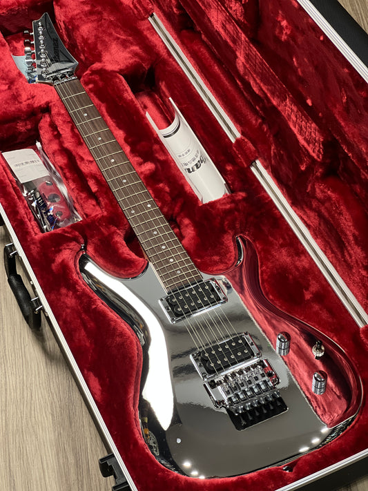 Ibanez JS3CR Joe Satriani Signature w/Case In Chrome Boy F2333534