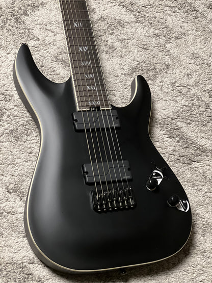 Schecter C-7 SLS Elite Evil Twin in Satin Black W26010882
