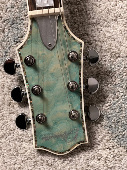 Dhatarattha Custom DLP in Seafoam Green with 5A Quilt Top