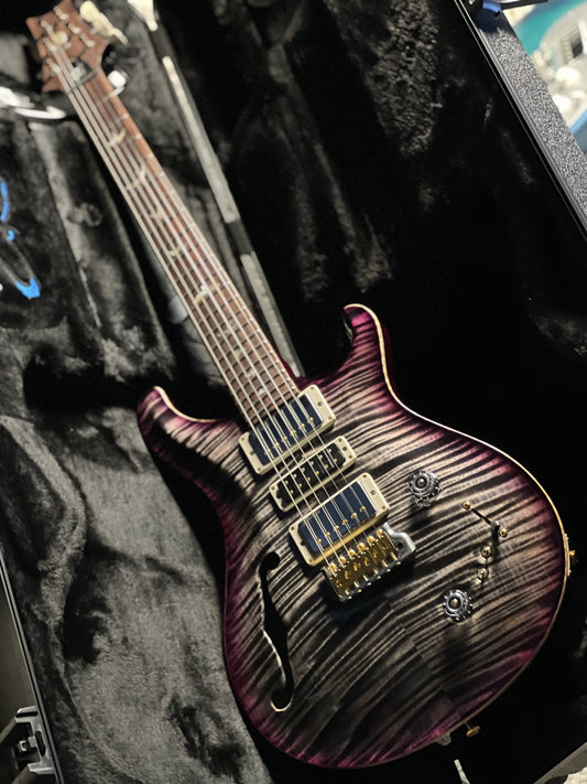 PRS 40th Anniversary Special Semi Hollow Limited Edition in Charcoal Purple Burst 0419137