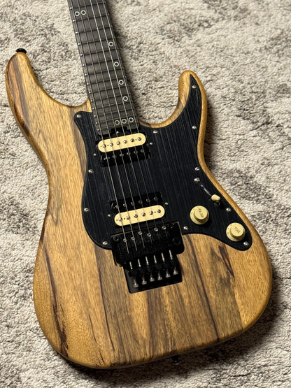 Schecter Sun Valley Super Shredder Exotic in Black Limba W26010856