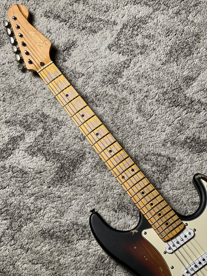 Soloking MS-1 Tribute 50s Relic with Maple FB in 3-Tone Sunburst