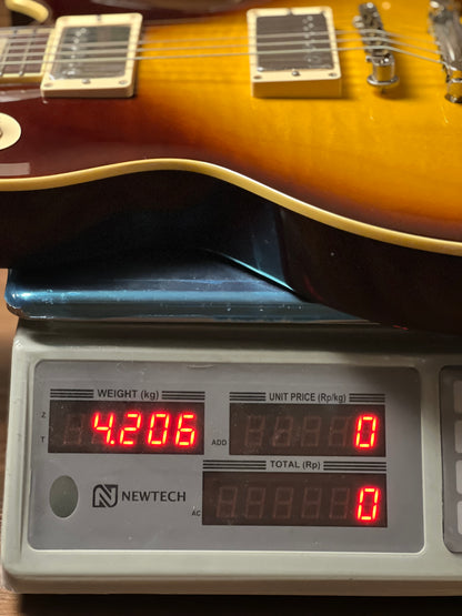 Tokai Love Rock LS-150F-3A BS Premium Series Japan "Reborn Old" with Solid Flamed Maple Top in Brown Sunburst S/N 2247217