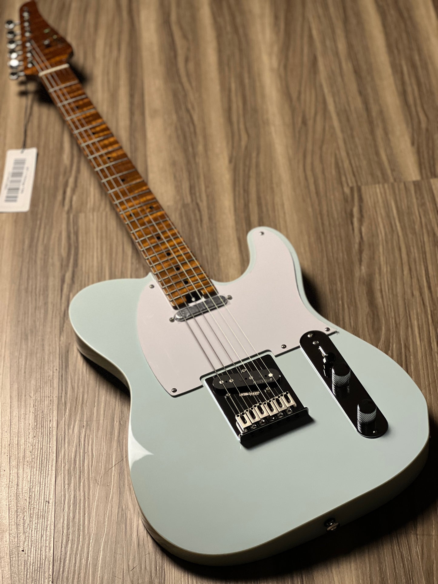 Soloking MT-1 Vintage FMN with Roasted Flame Maple Neck in Faded Sonic Blue Nafiri Special Run