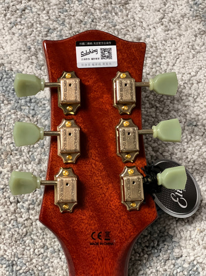 Soloking MLP Tribute-I Limited Edition in Natural Mahogany With Gold Hardware