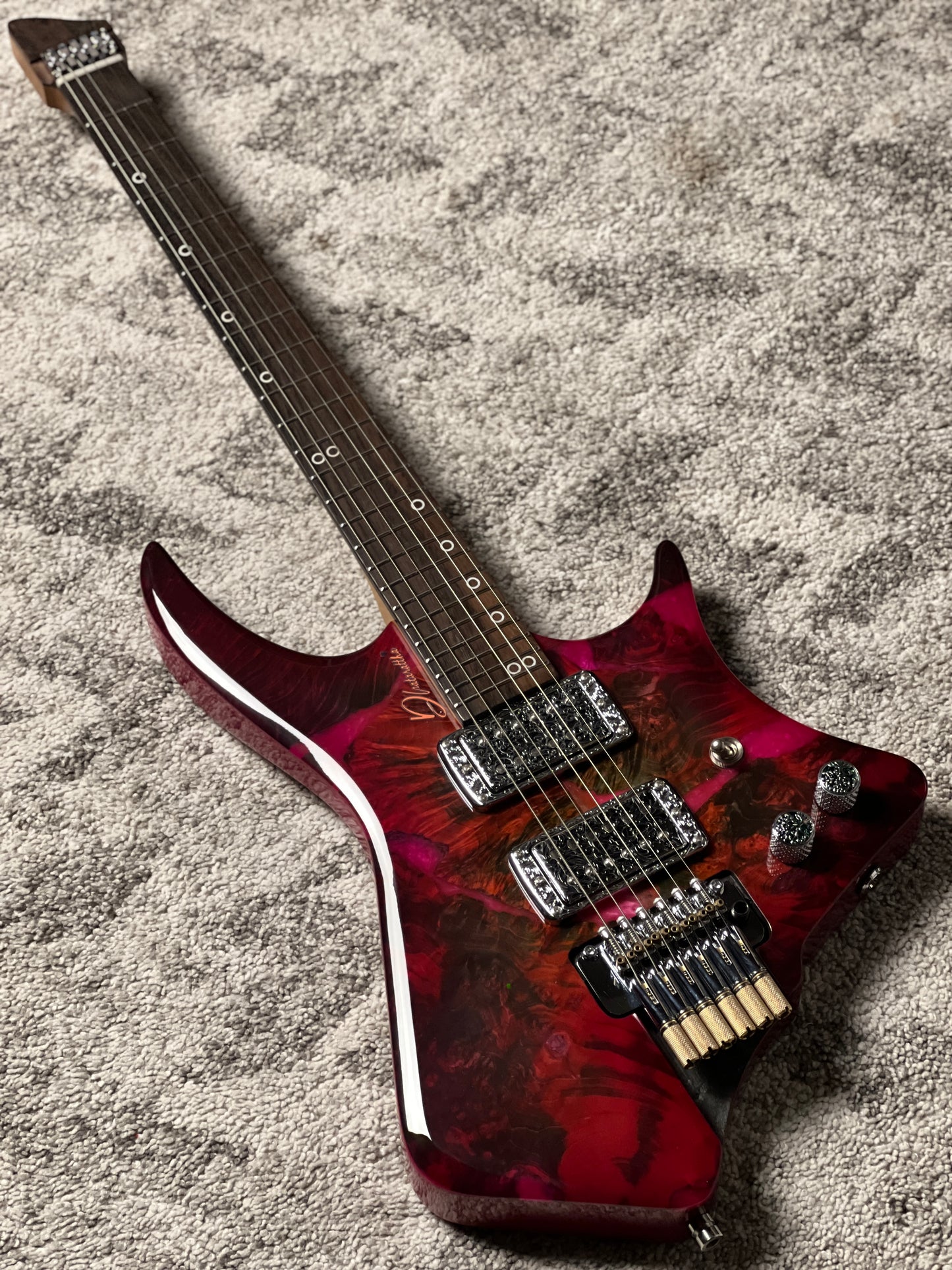 Dhatarattha Custom DHL in Cosmic Nebula Burl Top with RW FB Nafiri Special Run