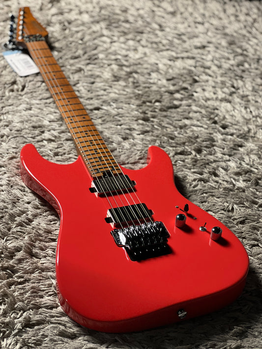 Soloking MS-1 Custom 24 HH FR Flat Top in Torino Red Nafiri Special Run