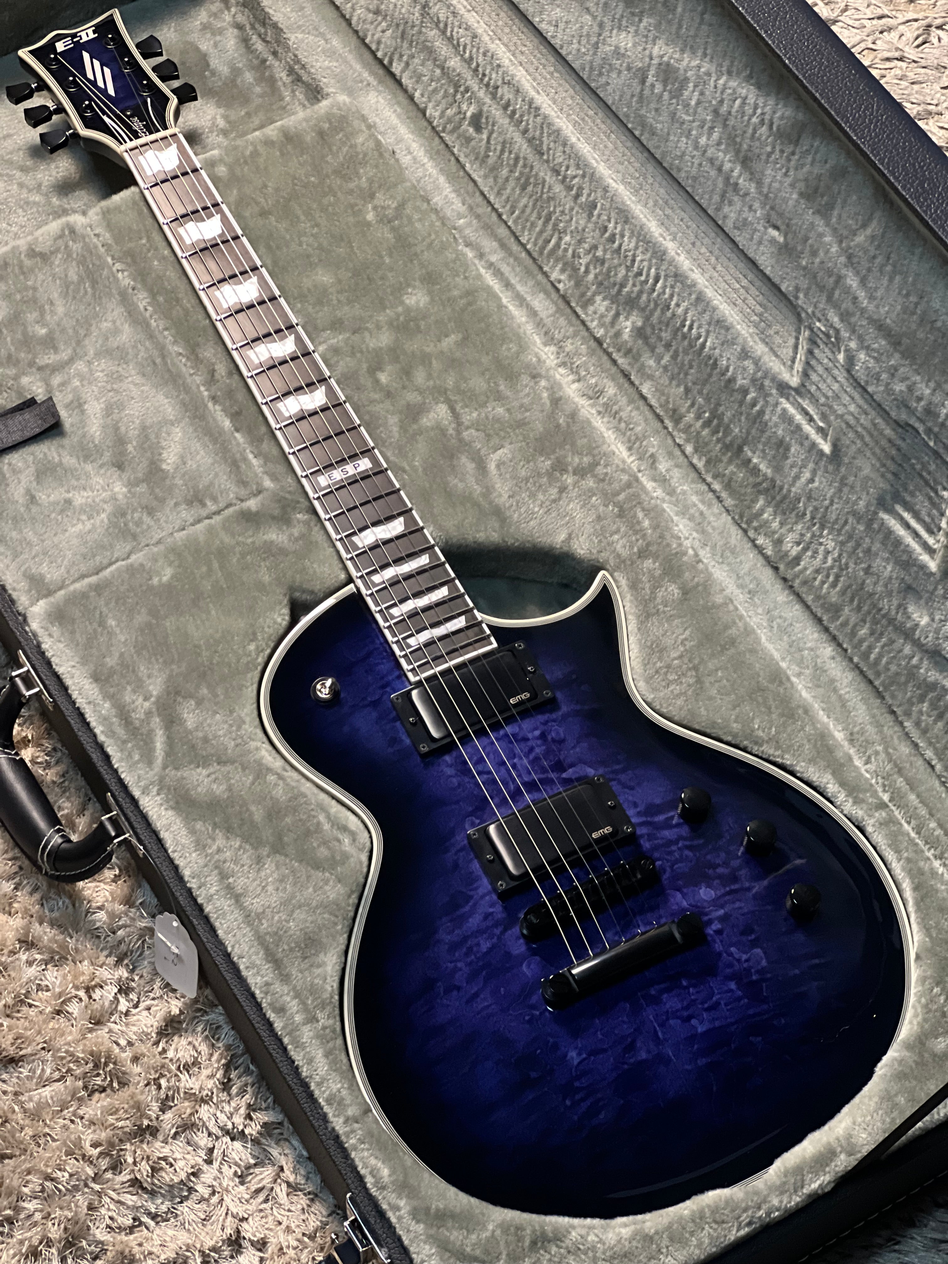 ESP E-II Eclipse in Reindeer Blue ES7705253 – nafiriguitar.com