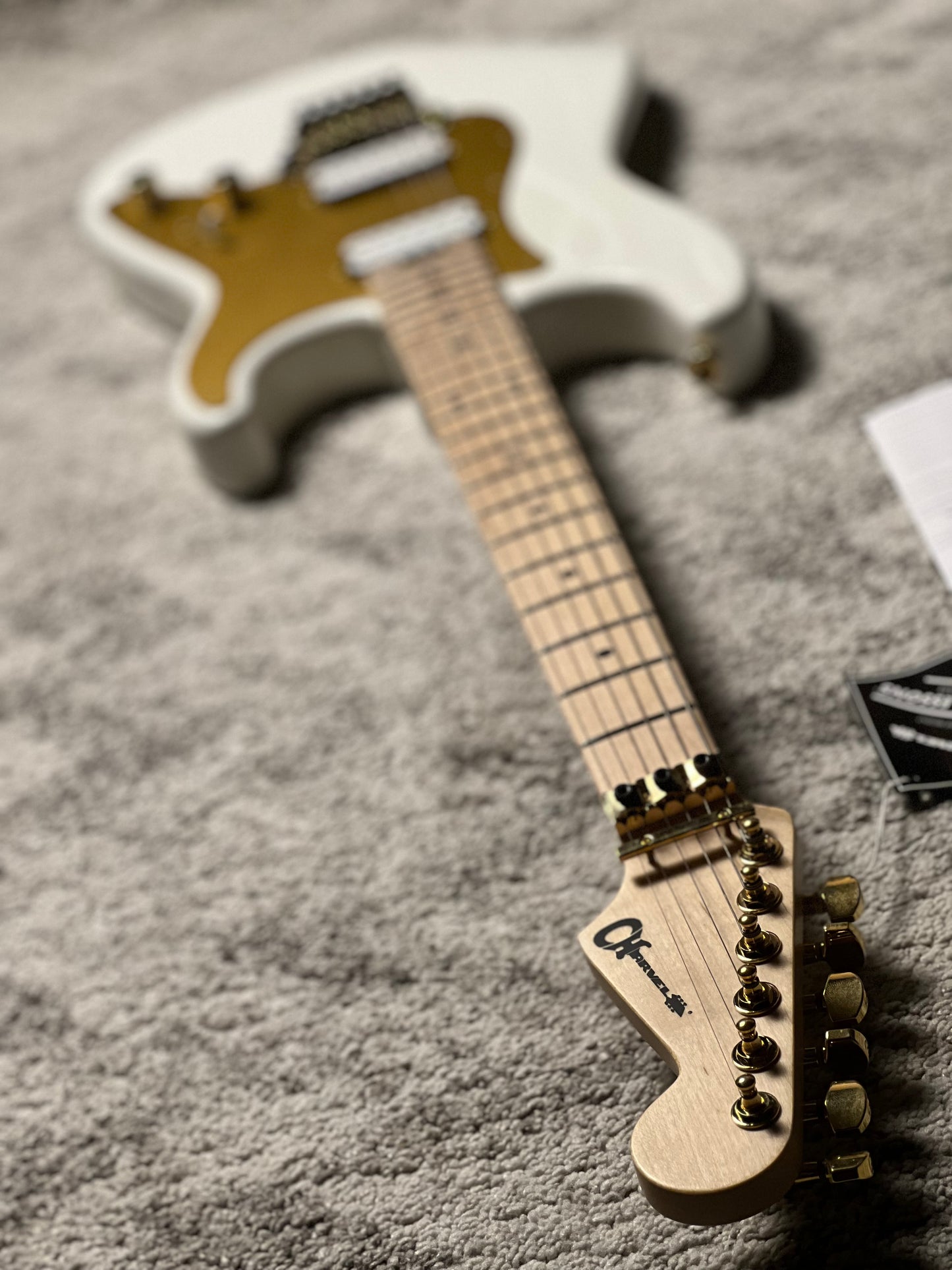 Charvel Pro-Mod So-Cal Style 1 HH FR with Maple FB in Snow White MC243008