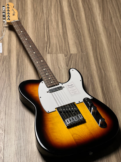Fender Standard Telecaster w/White Pickguard, Laurel FB in 3-Color Sunburst