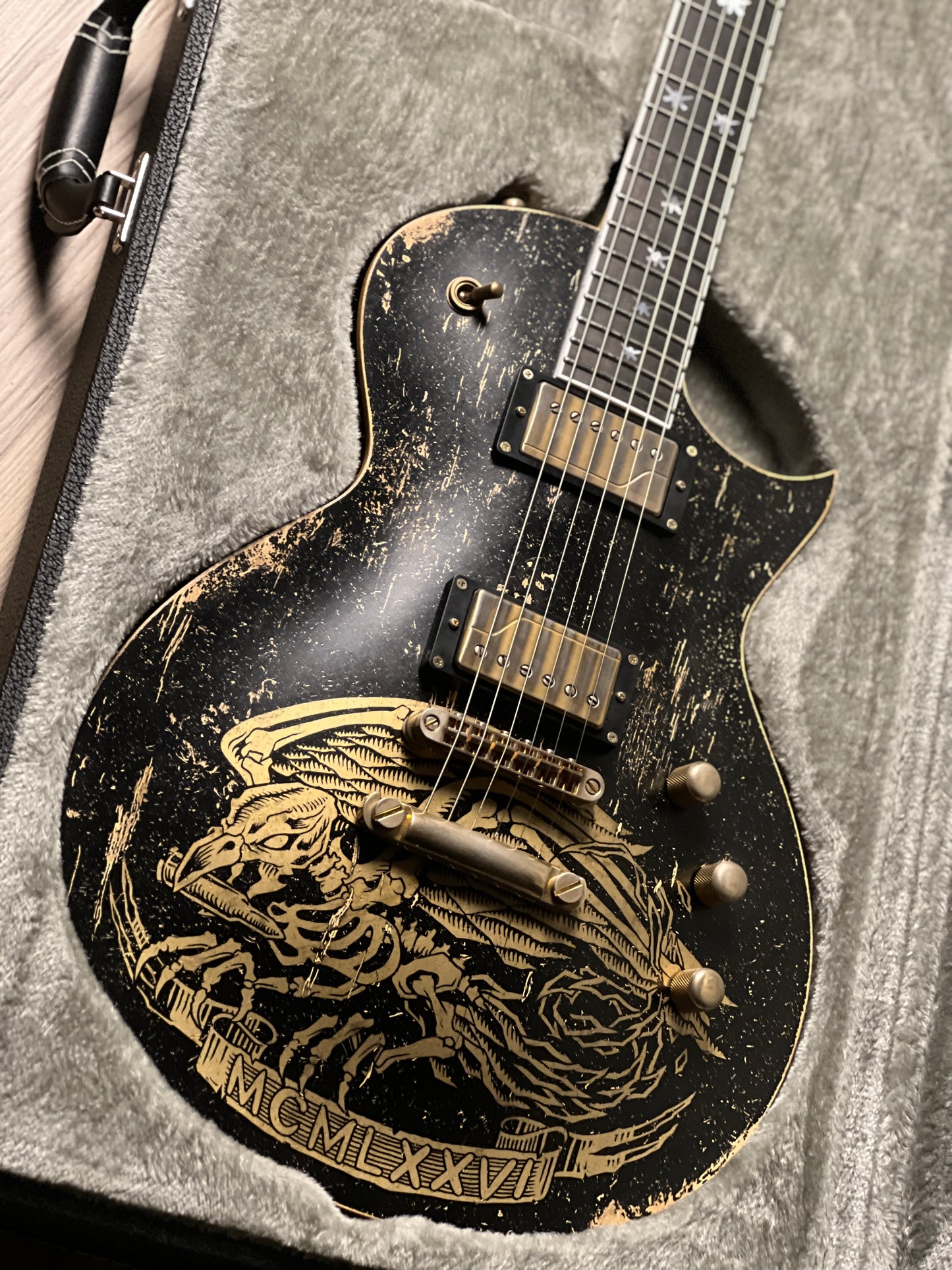 ESP Will Alder Signature Warbird Custom Shop in Distressed E4620231