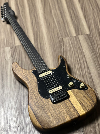 Schecter Sun Valley Super Shredder Exotic HT Black Limba in Natural Satin W23090802