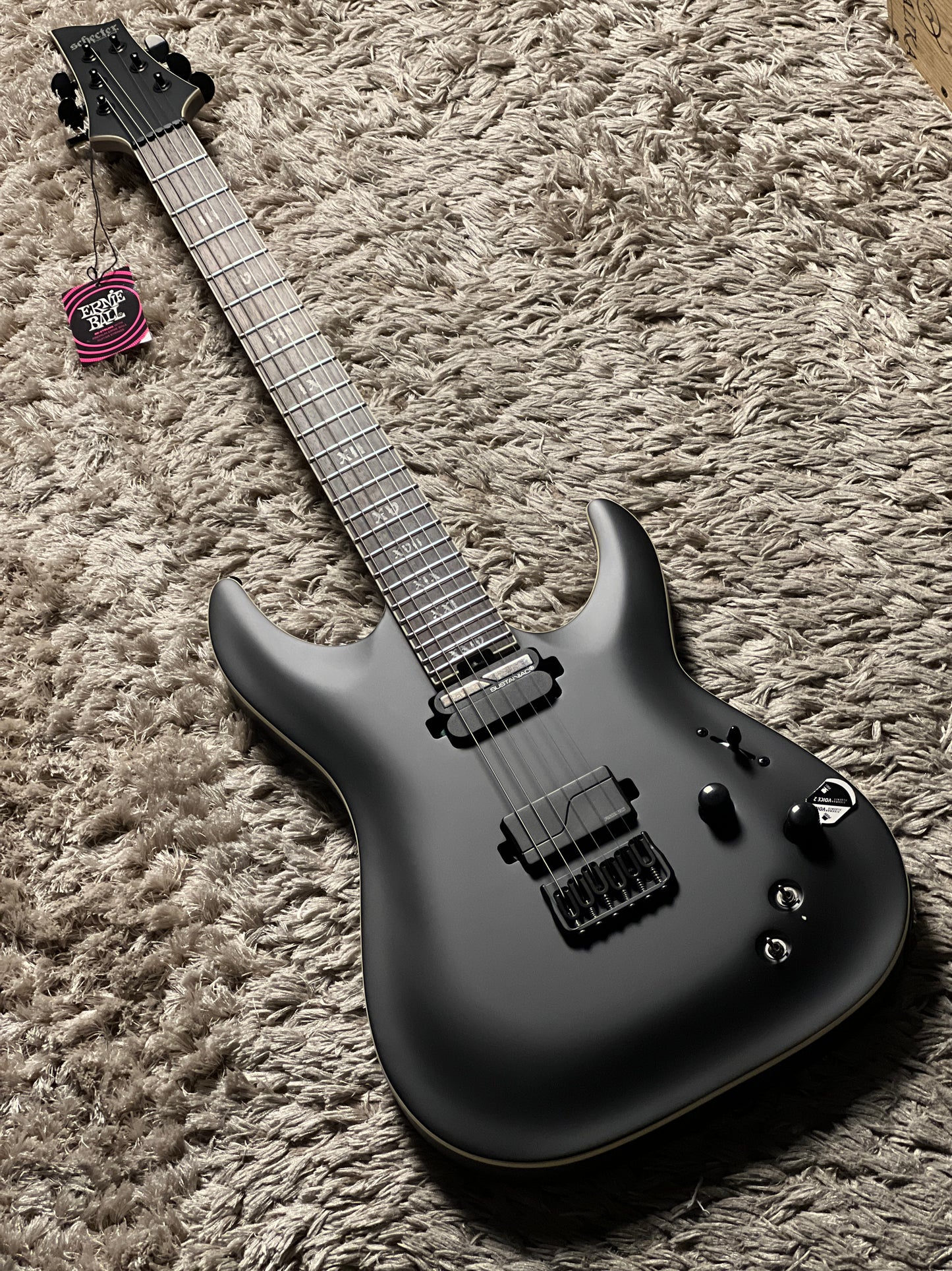 Schecter C-1 HT S SLS Evil Twin in Satin Black