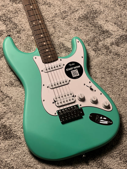 Squier Debut Series Stratocaster HSS with Laurel FB in Sea Foam Green