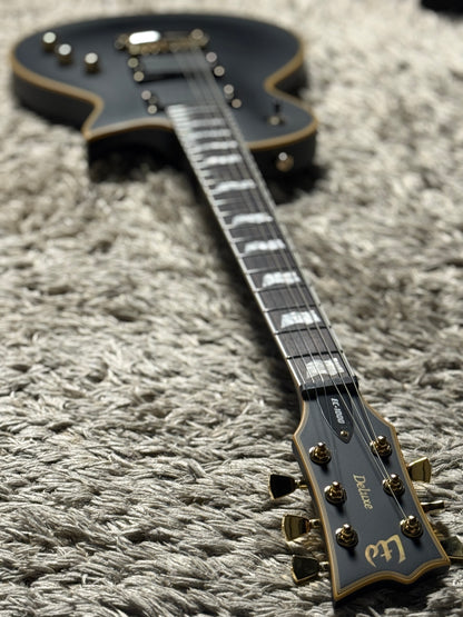 ESP LTD Deluxe EC-1000 with EMG in Vintage Black W25011897