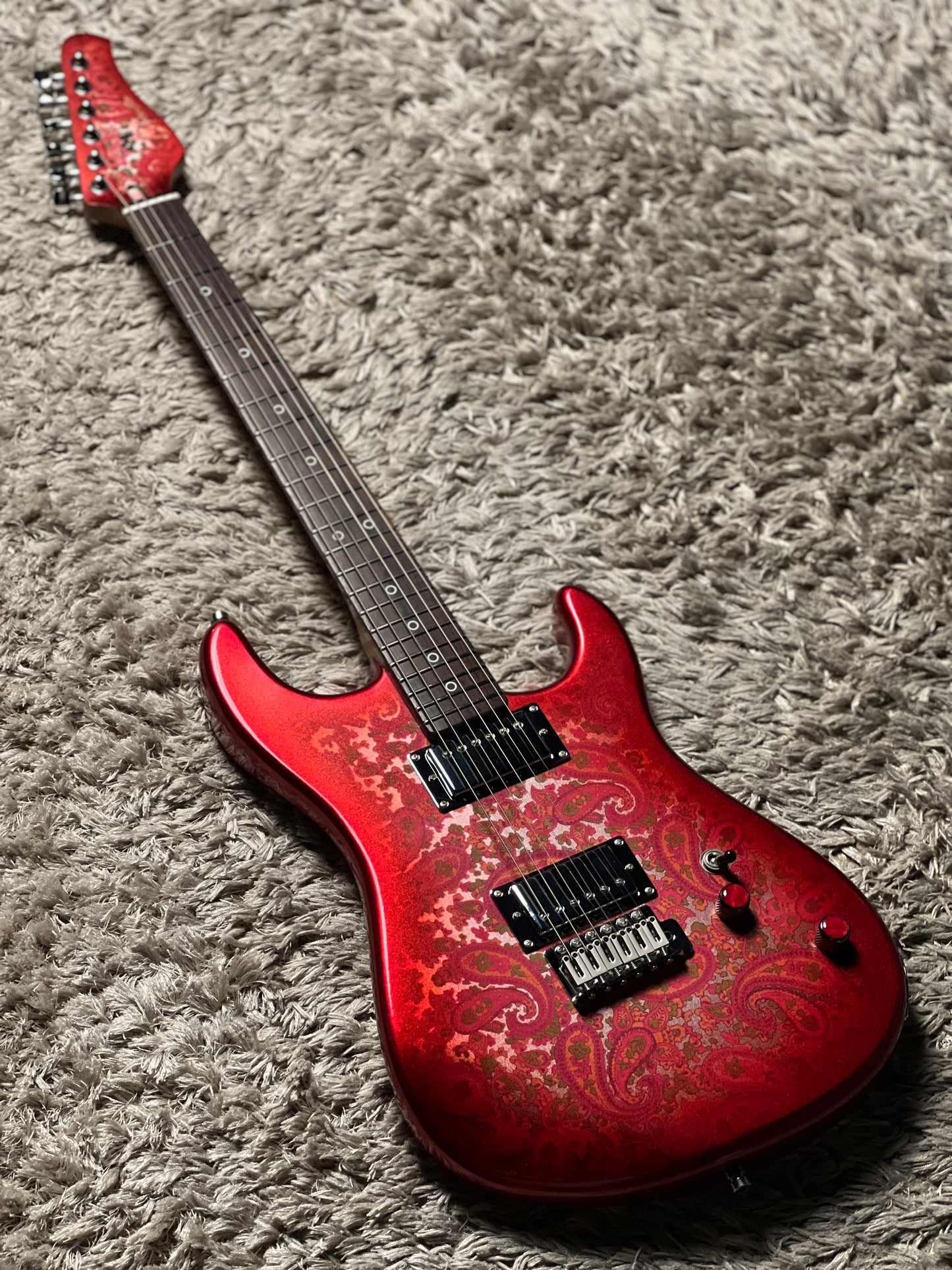 Dhatarattha Performance DST HH in Pink Paisley with Rosewood FB