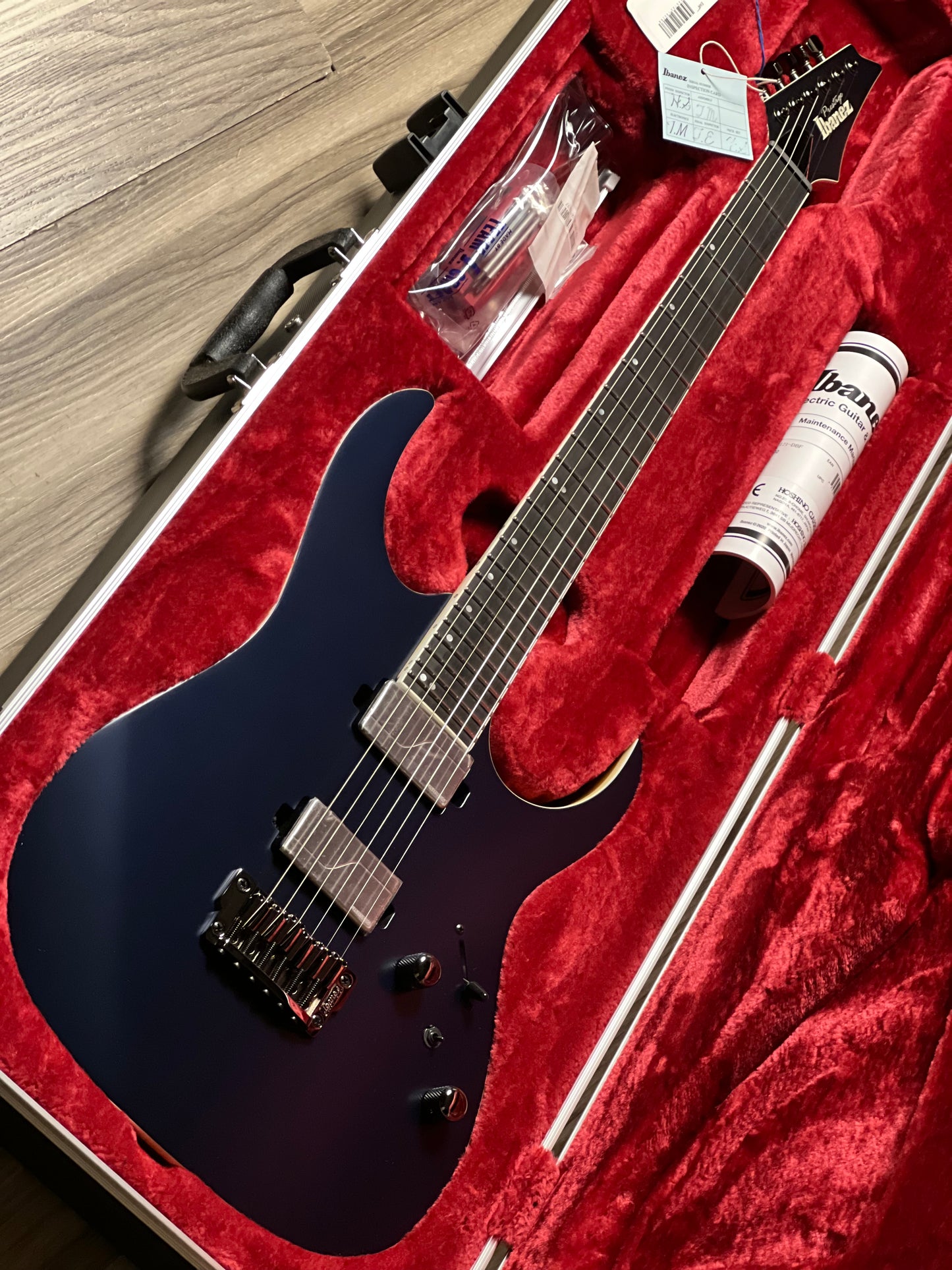 Ibanez Prestige RG5121-DBF in Dark Tide Blue Flat F2415337