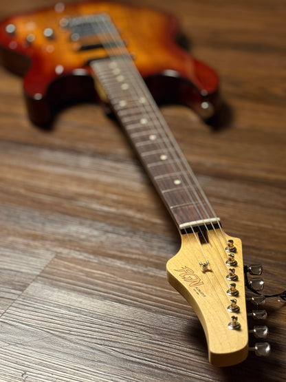 Fujigen FGN Odyssey Series J Standard JOS2-DU-EW2-R/KNB in Koa Natural Burst B240268