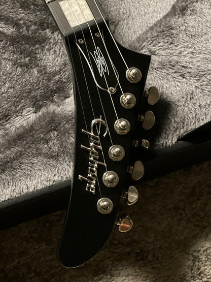 Epiphone Lzzy Hale Explorer Custom in Black Diamond Holographic Sparkle