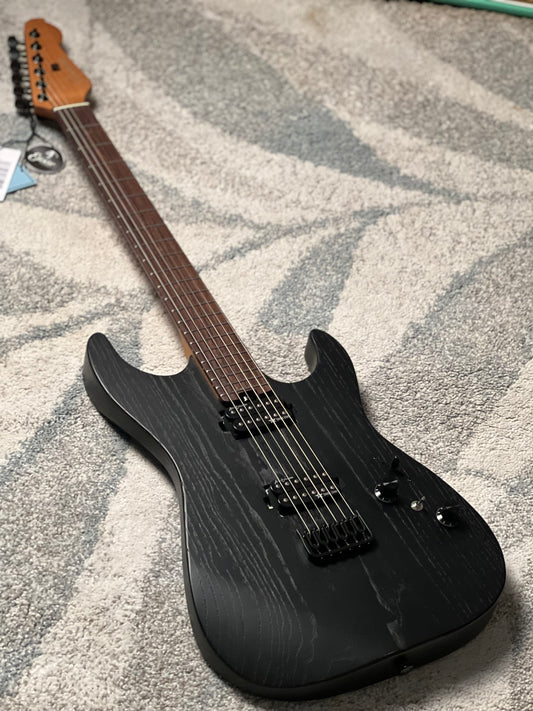 Soloking MS-1 Custom 22 HH ASH in Open Pore Matte Black Nafiri Special Run