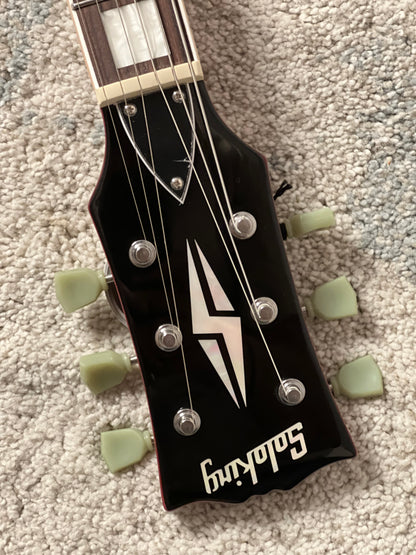 Soloking SG60 Vibrola MKII in Transparent Red Cherry JESCAR (Altered Headstock)