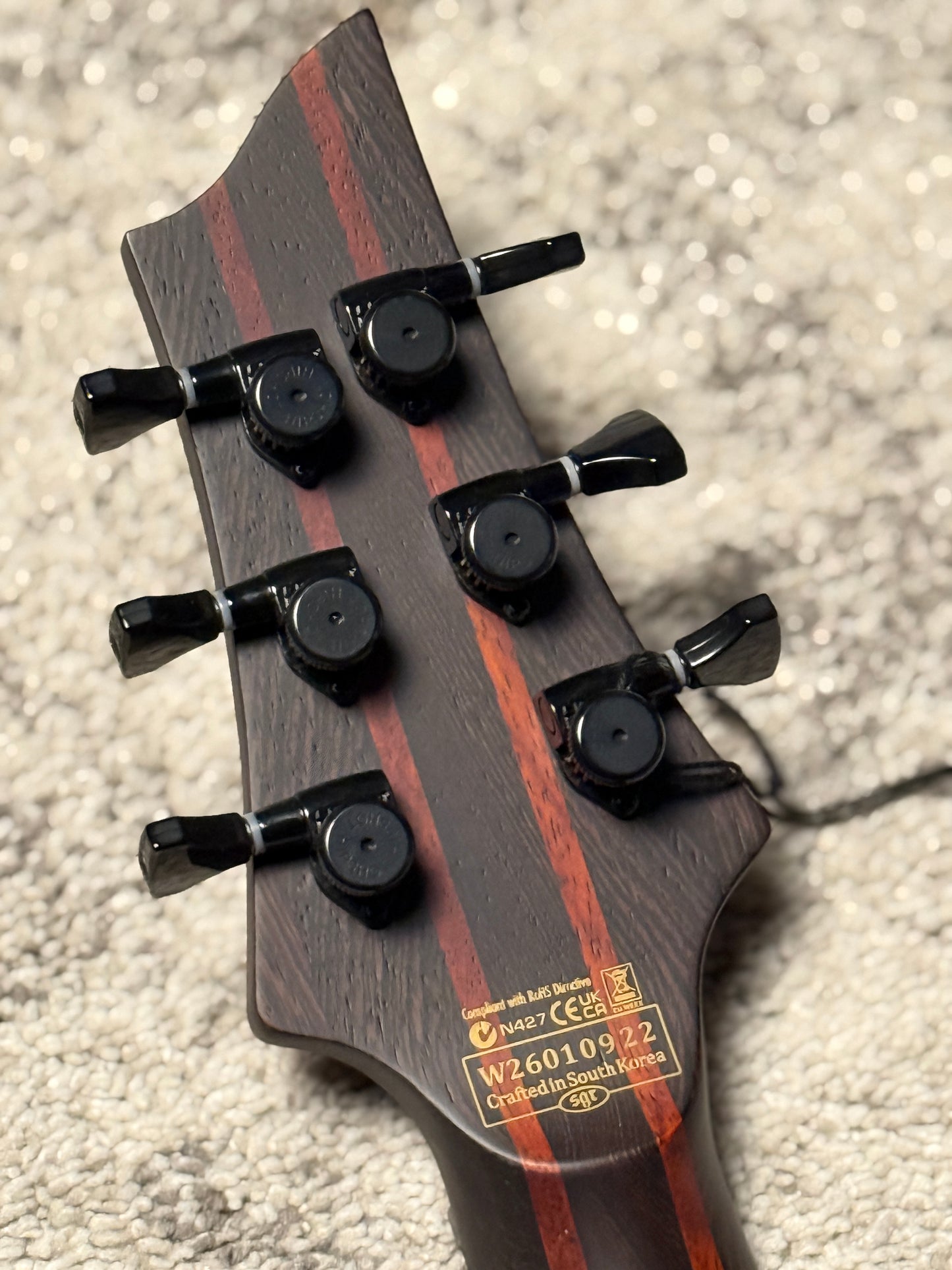 Schecter John Browne Tao-6 in Ozone Burst W26010922