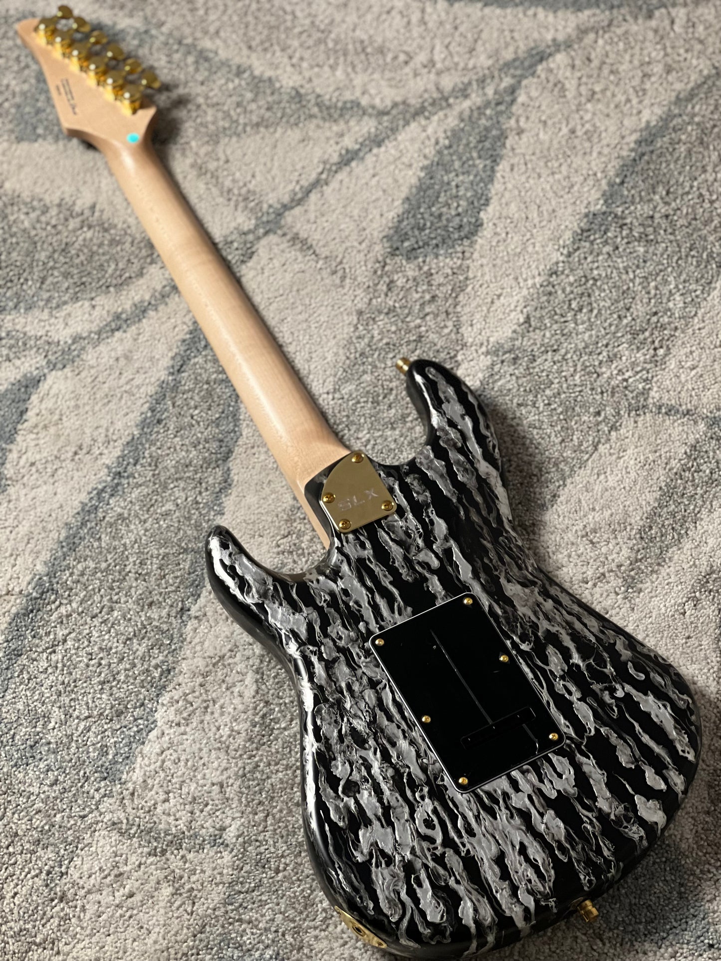 SLX X Dhatarattha Custom DST in Black Shmear with Maple FB