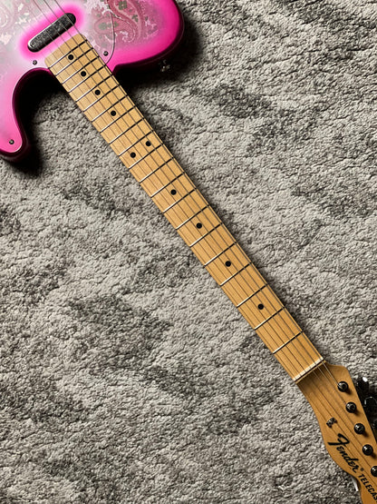 Fender MIJ Limited Telecaster with Maple FB in Pink Paisley JD25024865