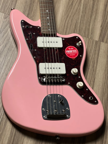 Squier FSR Classic Vibe 60s Jazzmaster with Laurel FB in Shell Pink