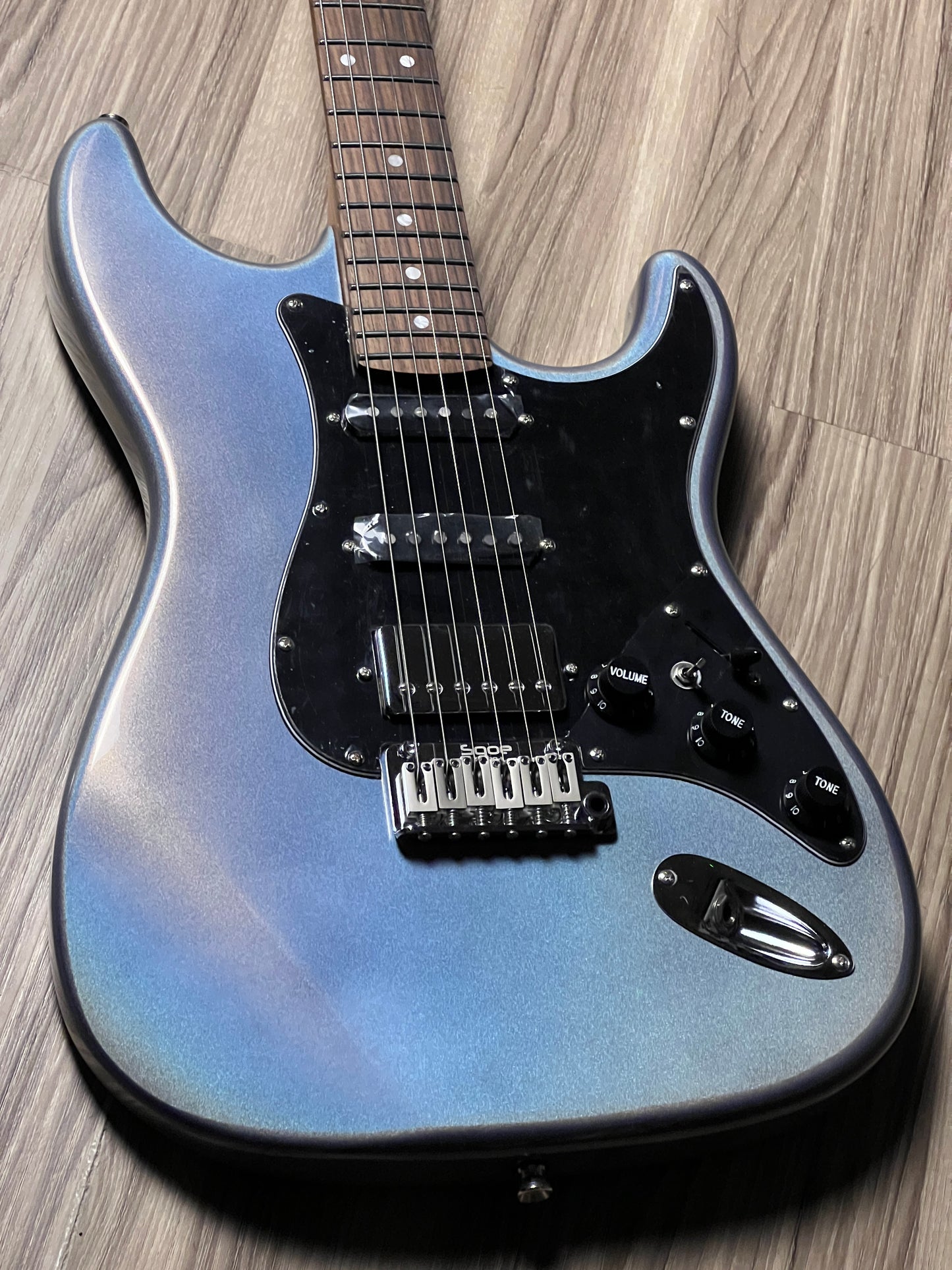 SQOE SEST750 HSS BL Roasted Maple Series in Aurora Blue Limited Edition
