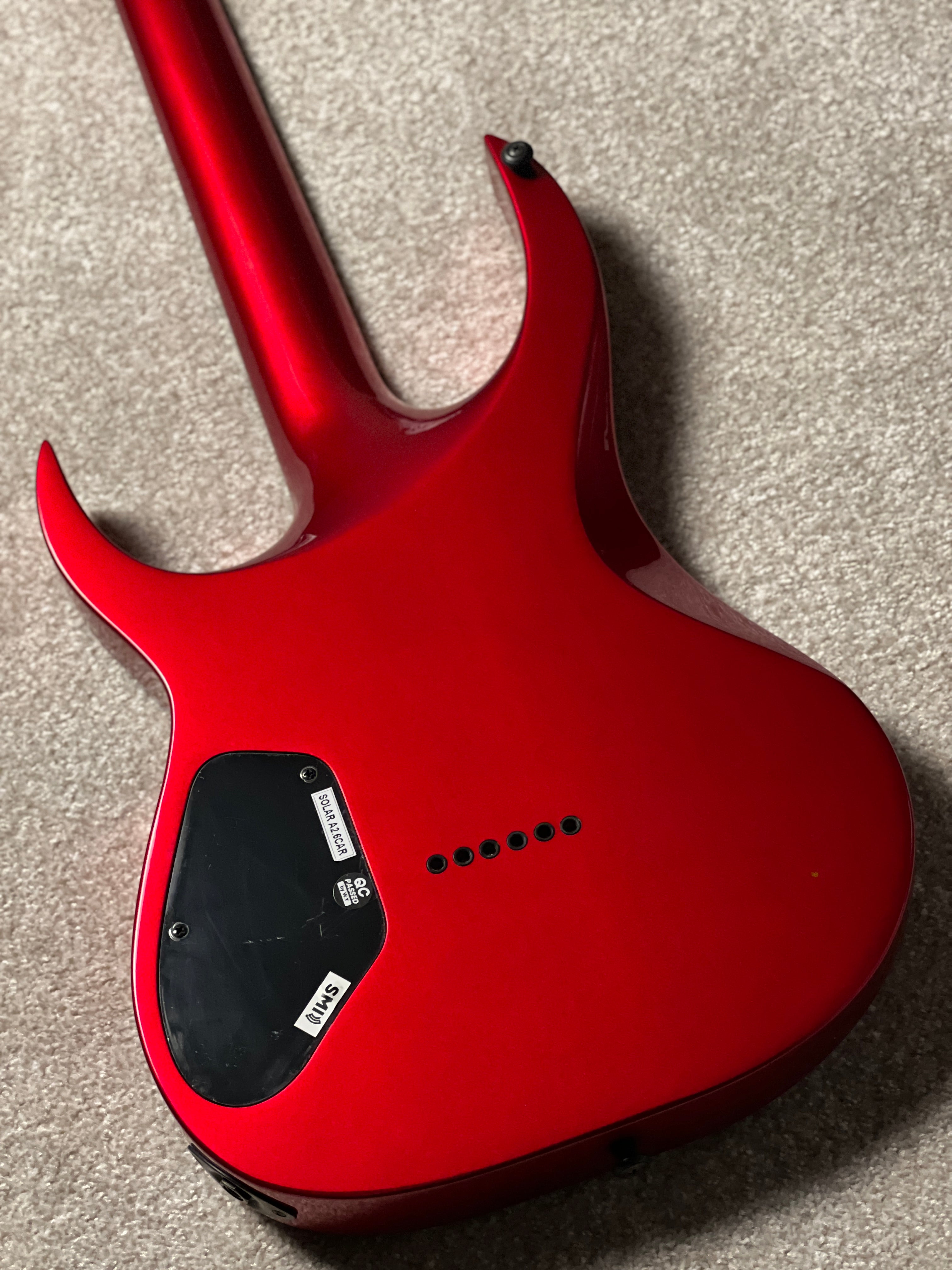 Solar A2.6 CAR in Candy Apple Red IW22010572 – nafiriguitar.com
