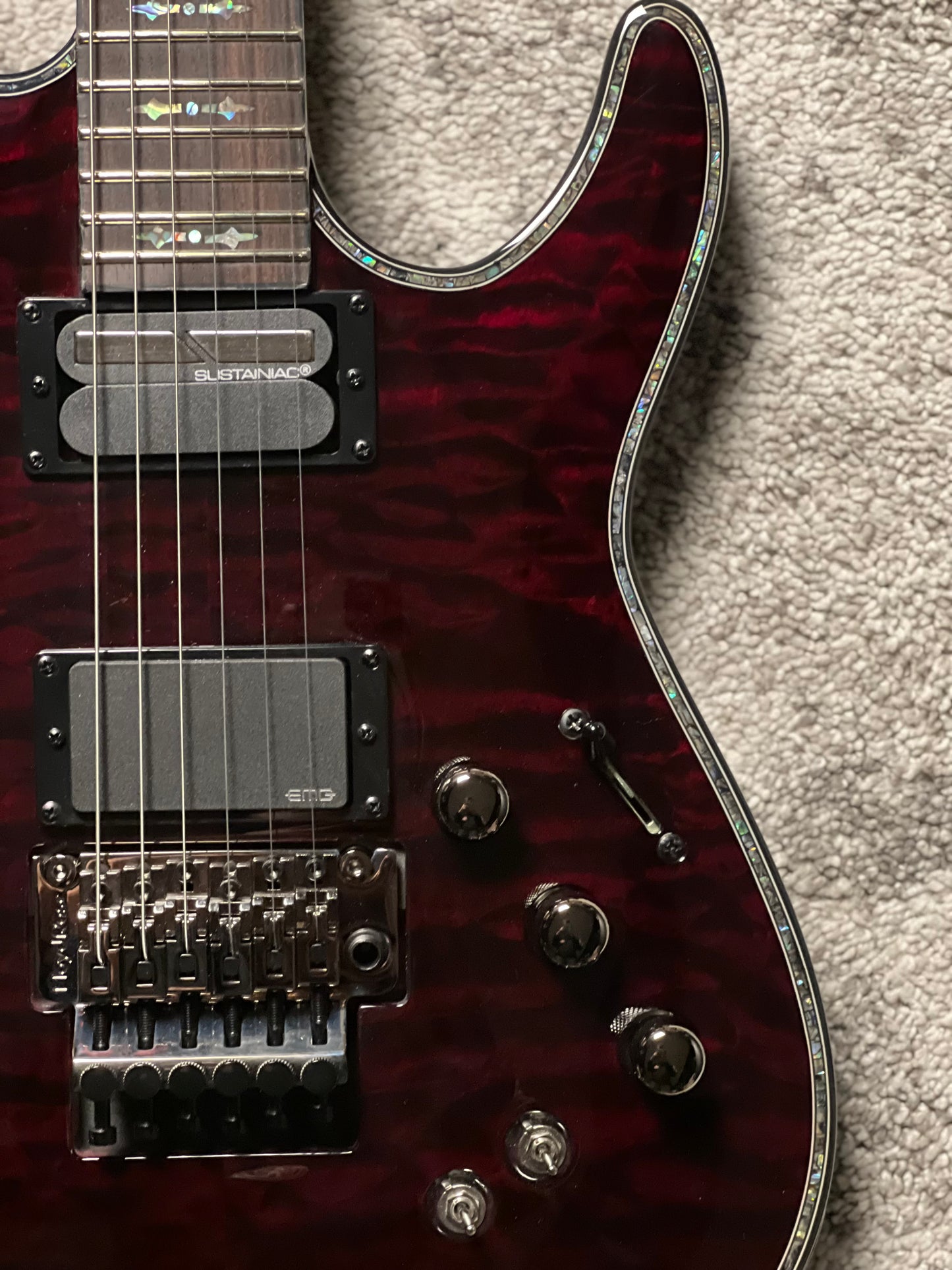 Schecter Hellraiser C-1 FR S BCH in Black Cherry 24111562