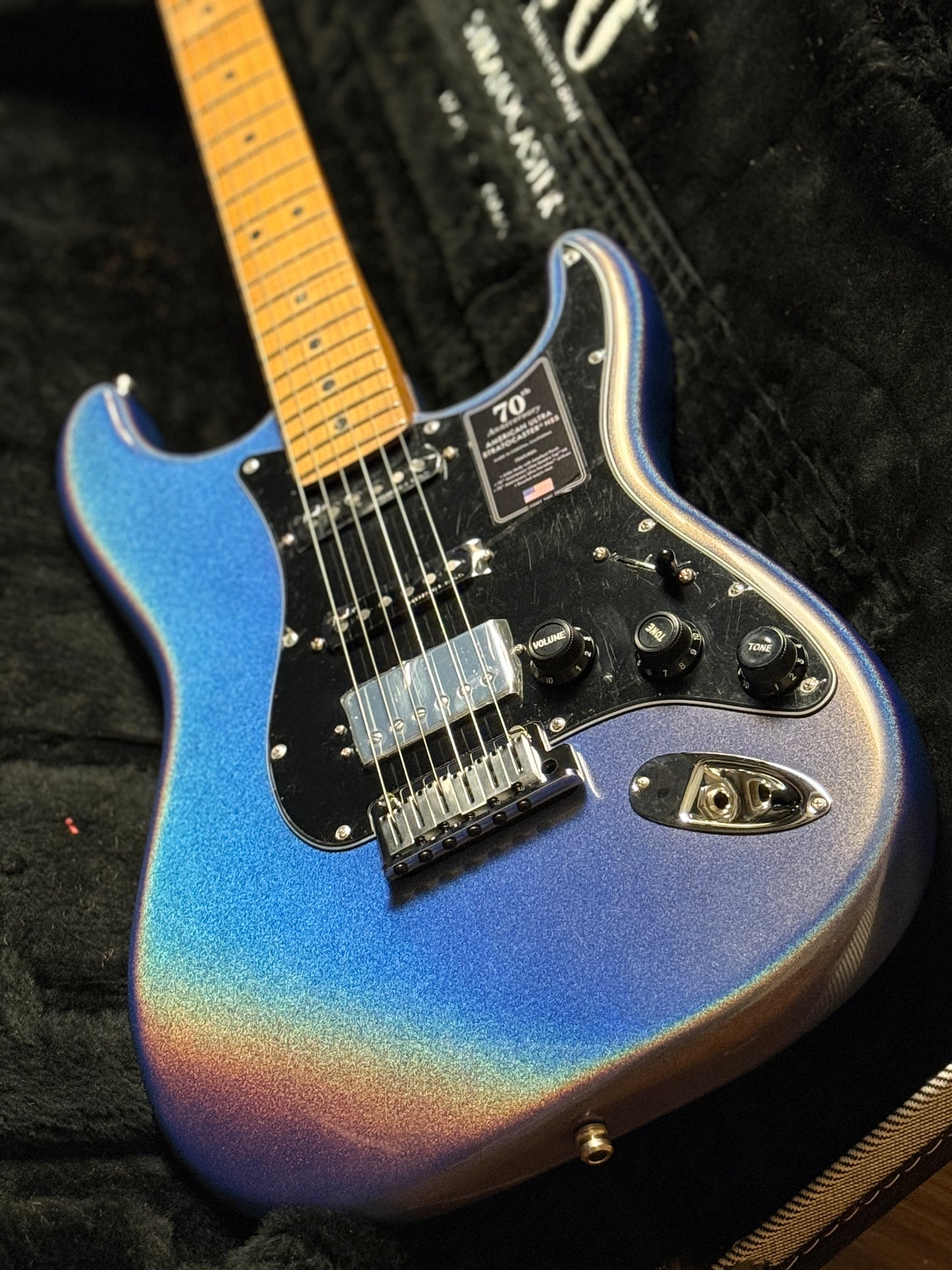 Fender 70th Anniversary Ultra Stratocaster with Maple FB in Amethyst US240979