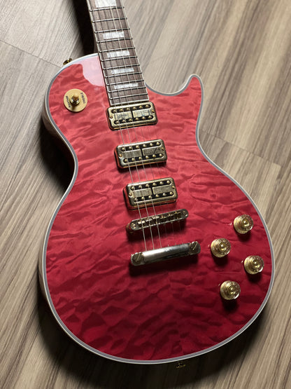 Soloking SLS50QM T3 with 5A Quilt Top in Magenta Surf ML2023070303