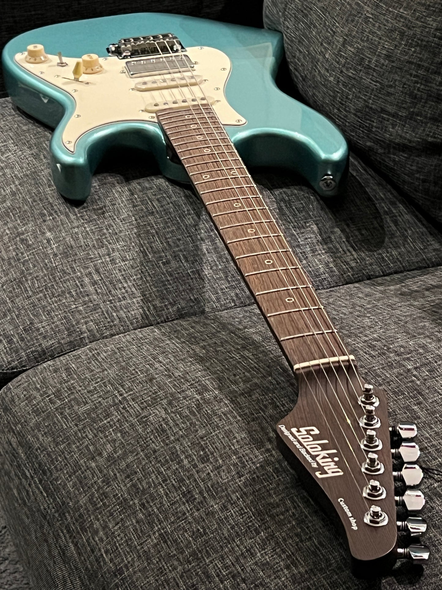 Soloking MS-11 Classic MKII with One Piece Wenge Neck in Ocean Turquoise Metallic Nafiri Special Run