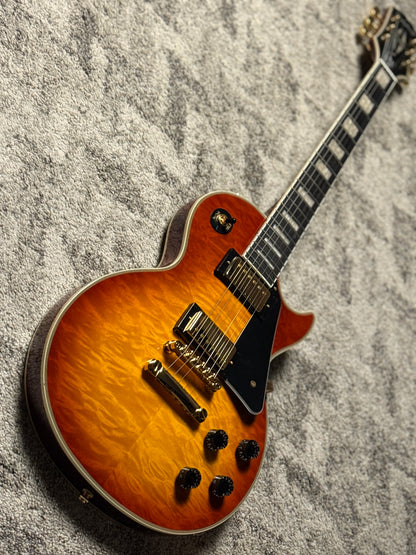 Epiphone Les Paul Custom Quilt in Iced Tea Burst