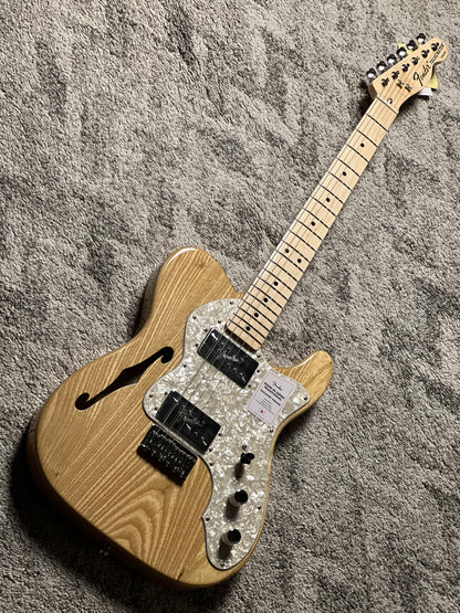 Fender Japan Traditional II 70s Telecaster Thinline with Maple FB in Natural JD24024305