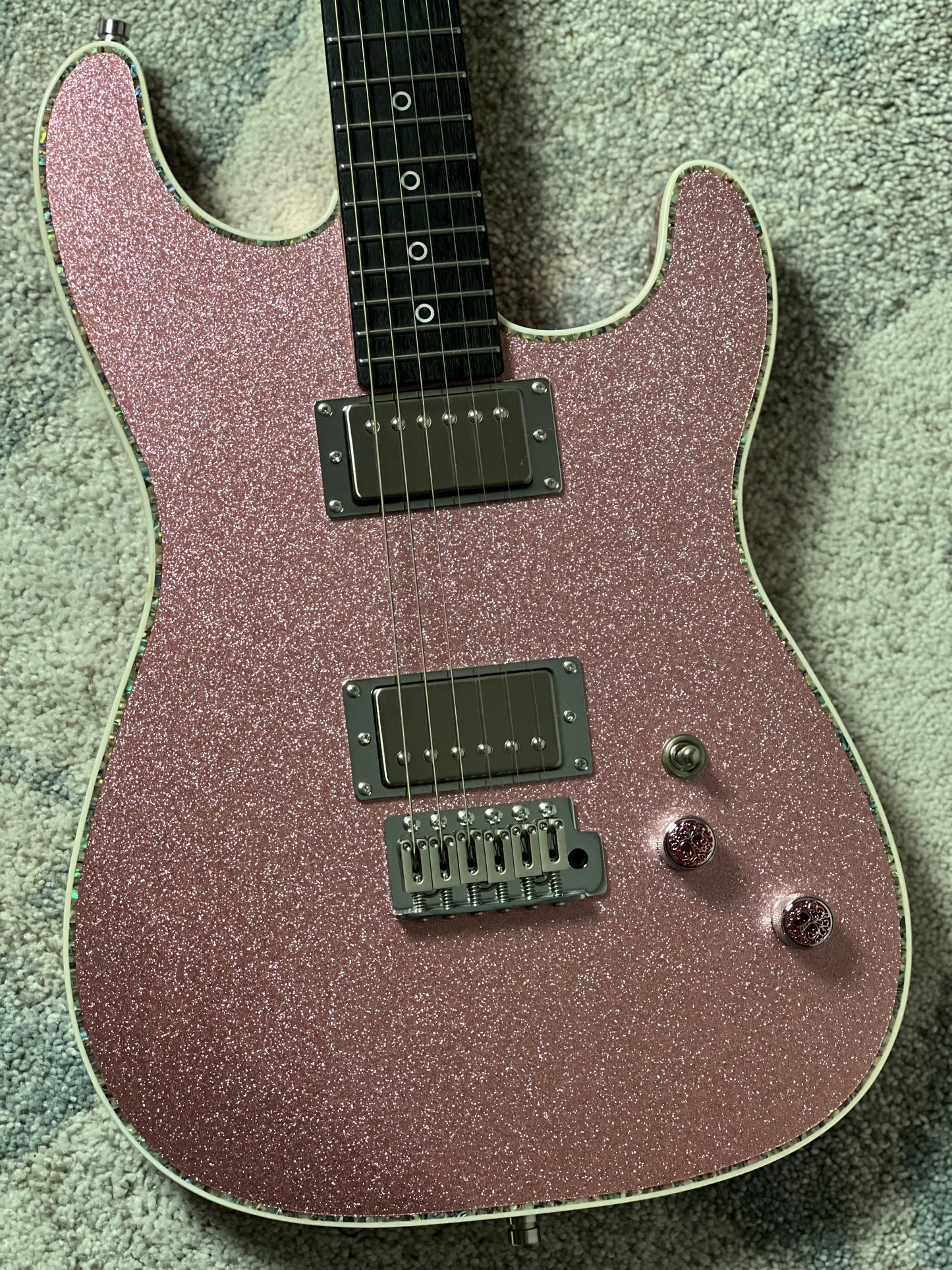 Dhatarattha Custom DST HH in Lavender Sparkle with Rosewood FB