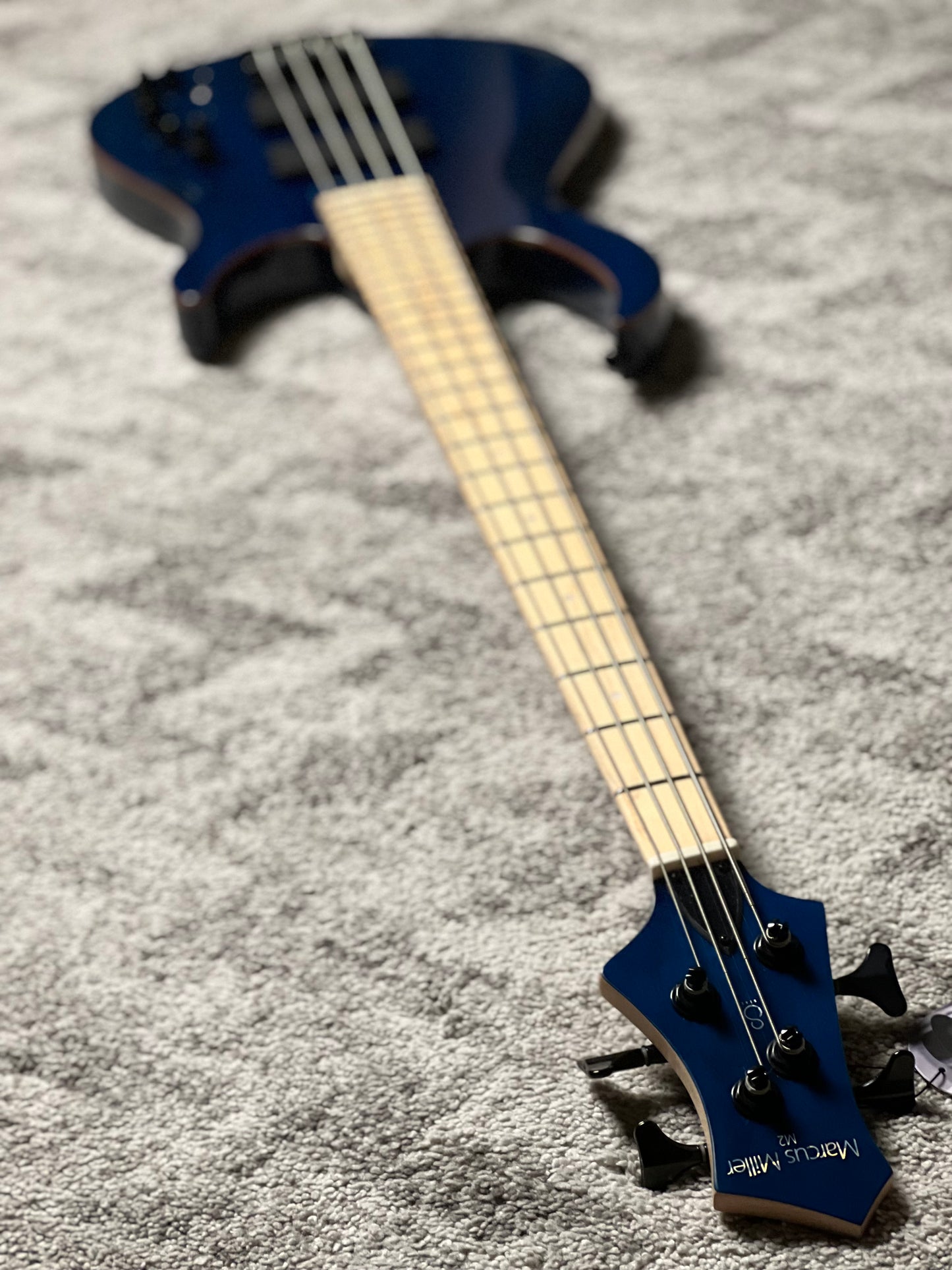 Sire Marcus Miller M2 4 String 2nd Gen Electric Bass in Transparent Blue