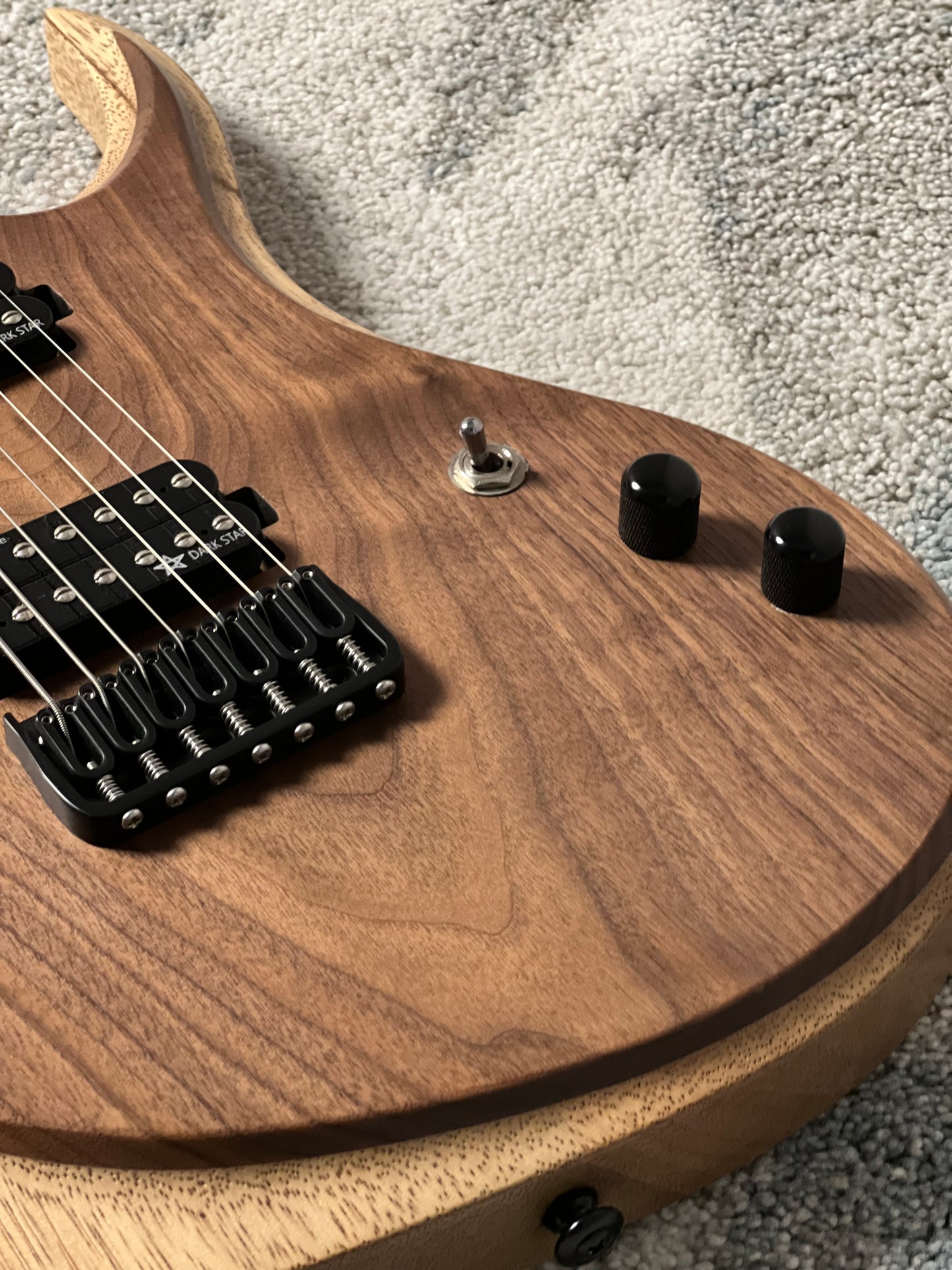 Soloking MW-7 Custom HH FMN in Natural with Exotic Walnut Top