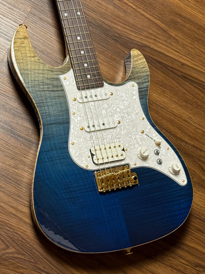 Fujigen FGN Guitars Expert EOS Odyssey in Navy Blue with Hardshell Case F230173