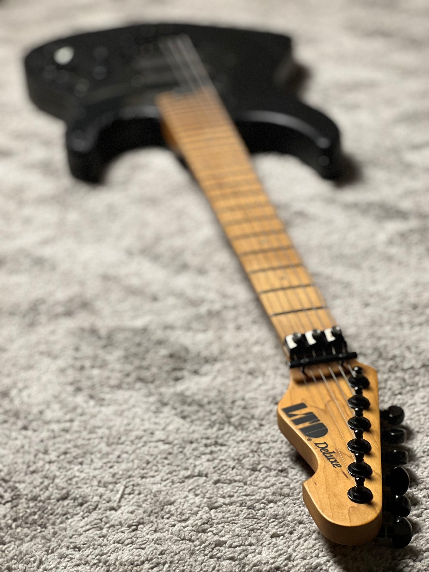 ESP LTD SN-1000 FR in Black Blast IS22110698