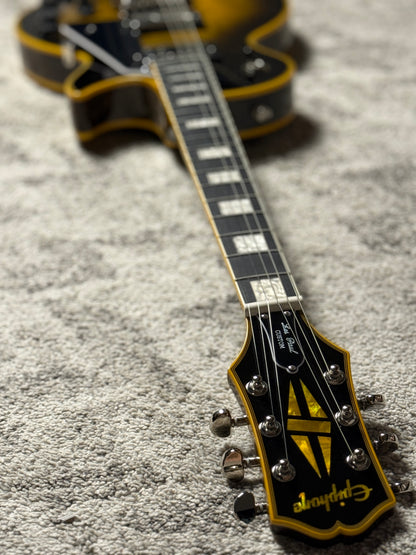 Epiphone Les Paul Custom Widow in Yellow Burst