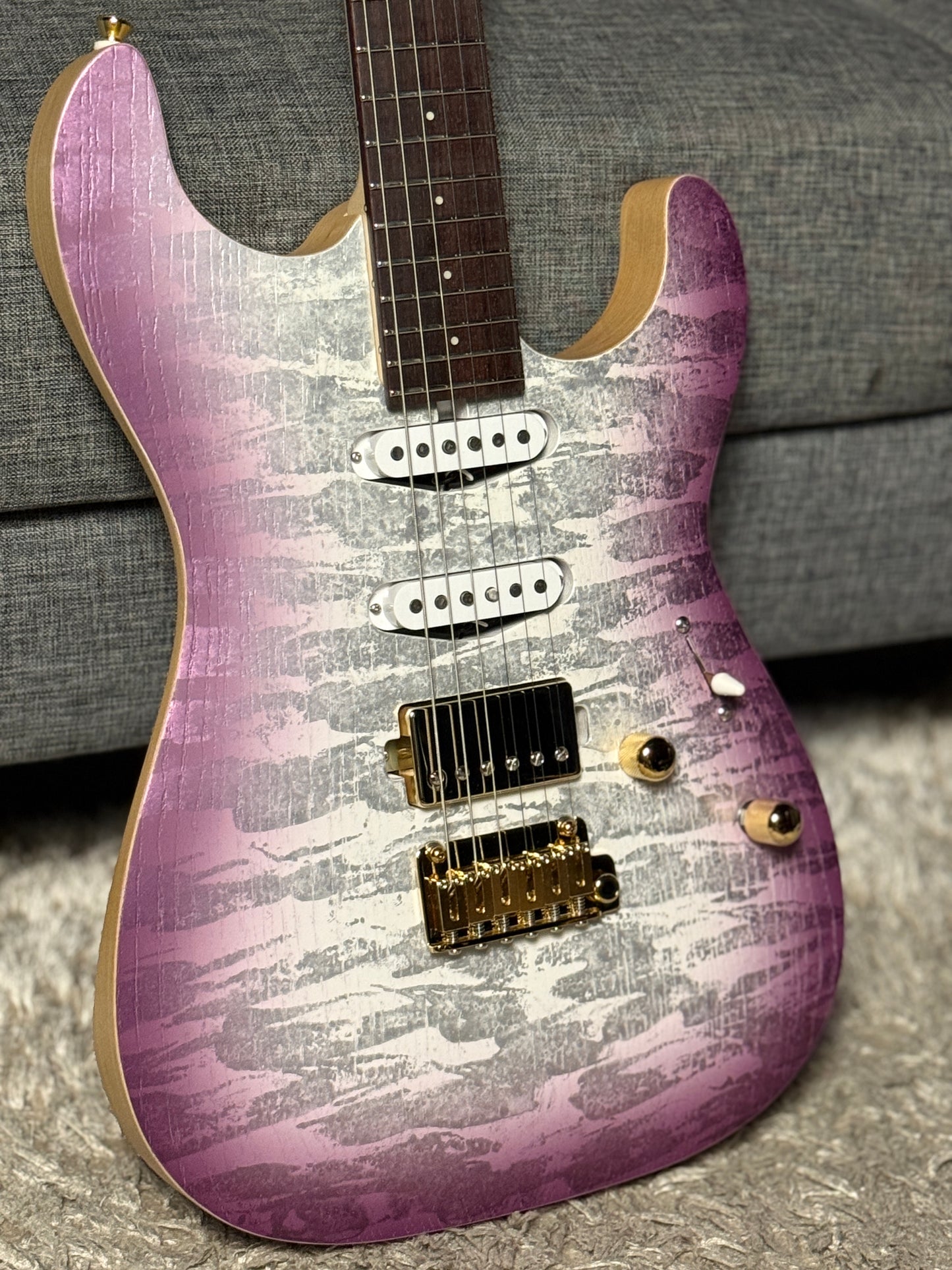 Saito S-622 SSH with Rosewood and Gold Hardware in Kunzite 253031