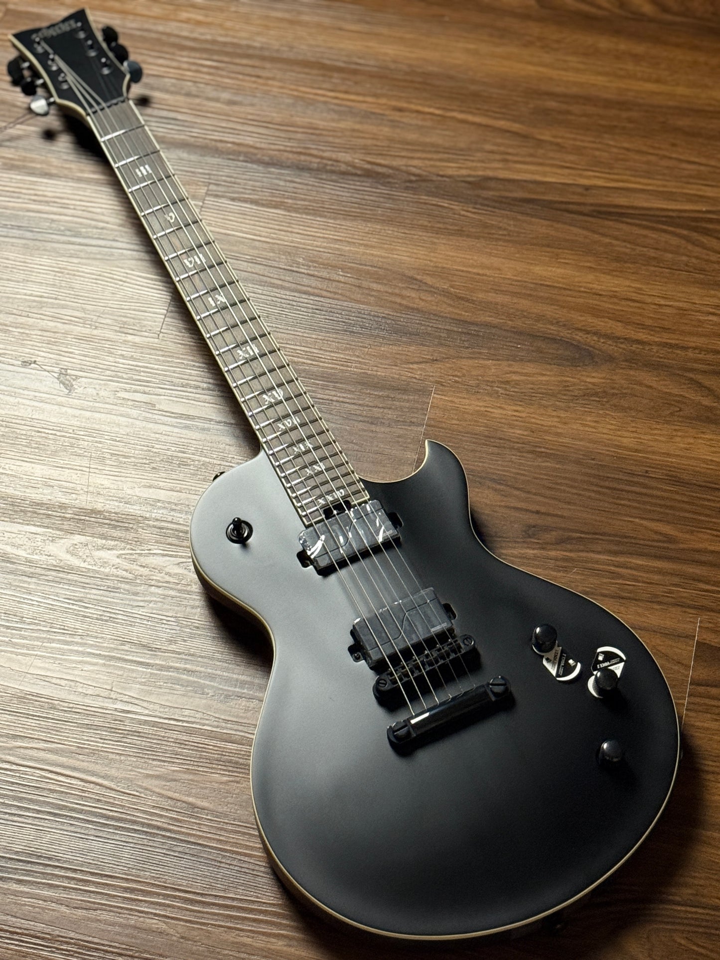 Schecter Solo-II SLS Elite Evil Twin SBK - Satin Black