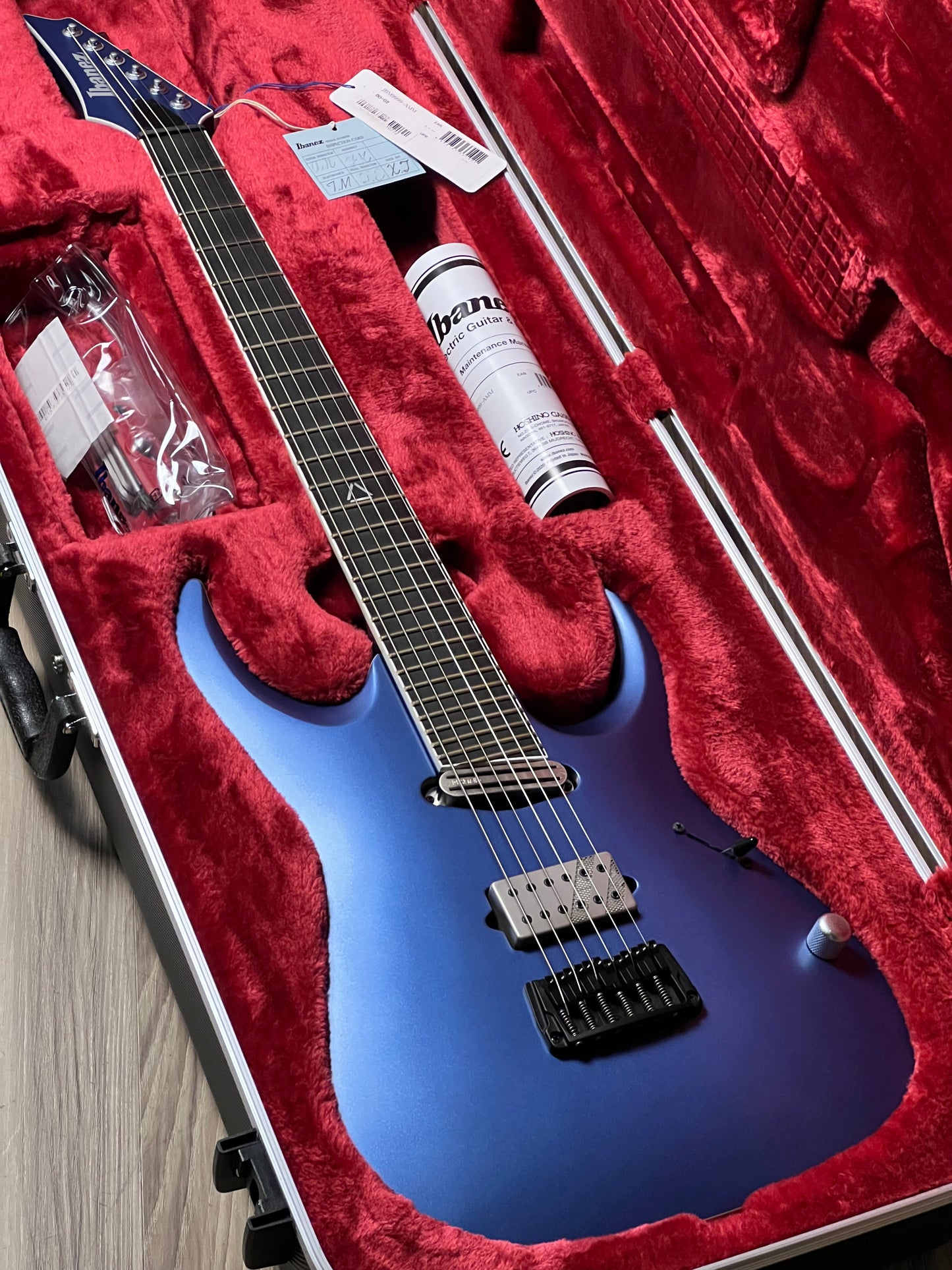 Ibanez Jake Bowen Signature JBM9999 in Azure Metallic Matte F2500732