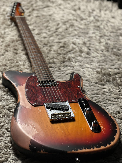 Dhatarattha Performance DTL in 3-Tone Sunburst with RW FB and Nitrocellulose Lacquer Relic