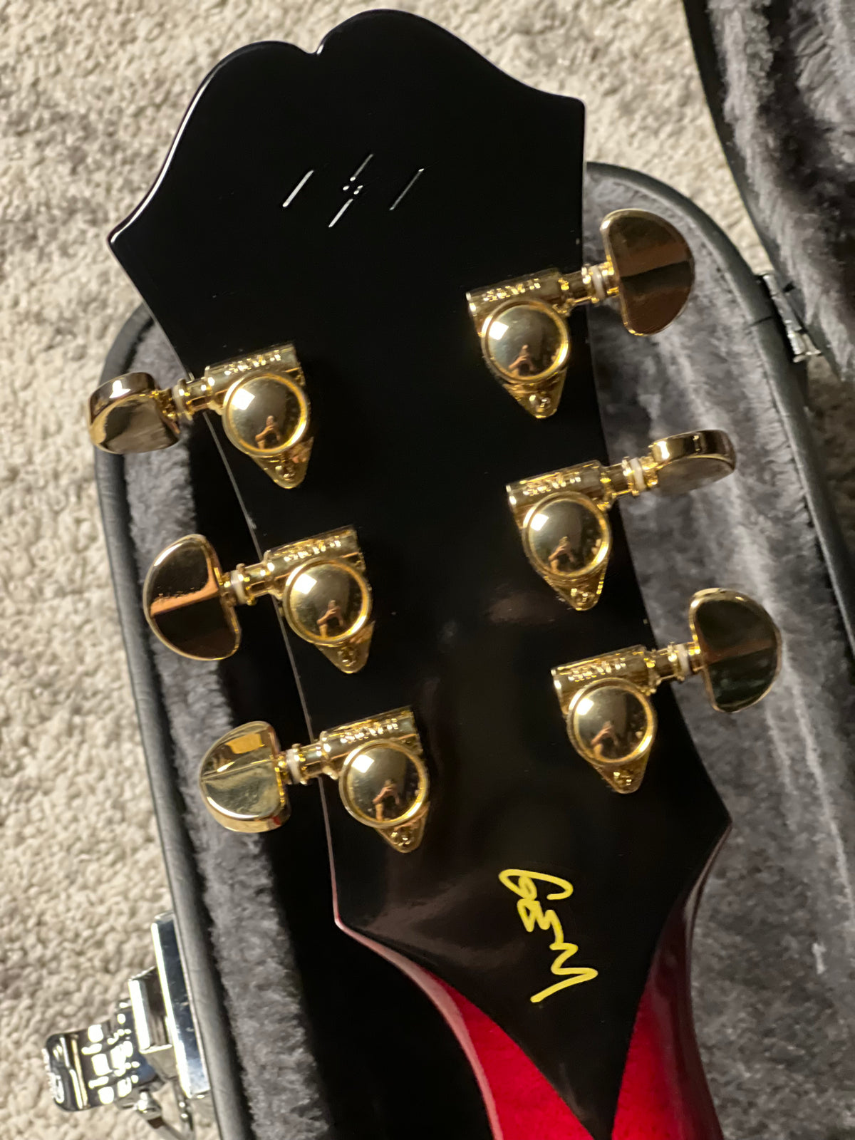 Epiphone Masterbilt Gem Archer Sheraton Electric Guitar in Cherry Red 26011512332
