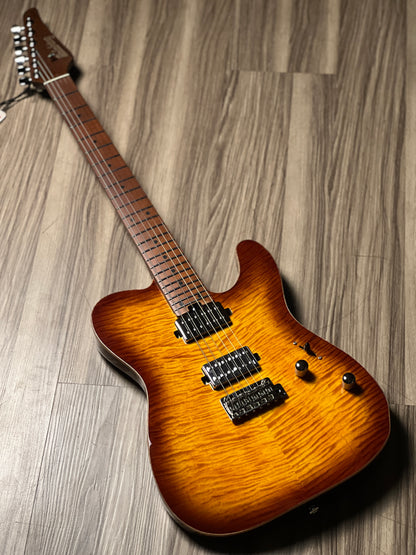 Soloking MT-1 Custom 24 HH MKII Telecaster in Bengal Burst