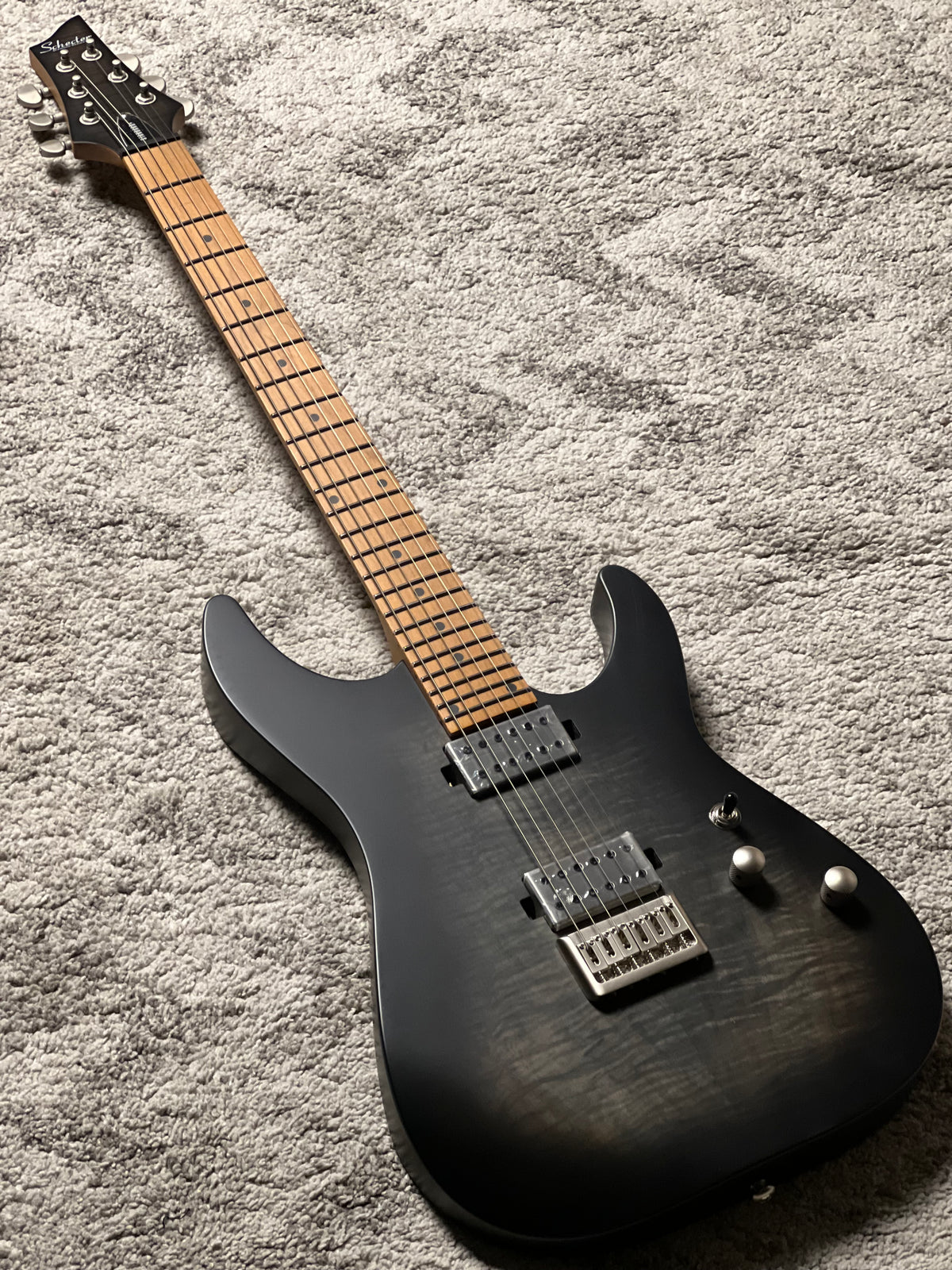 Schecter C-1 Standard Plus in Trans Black Burst